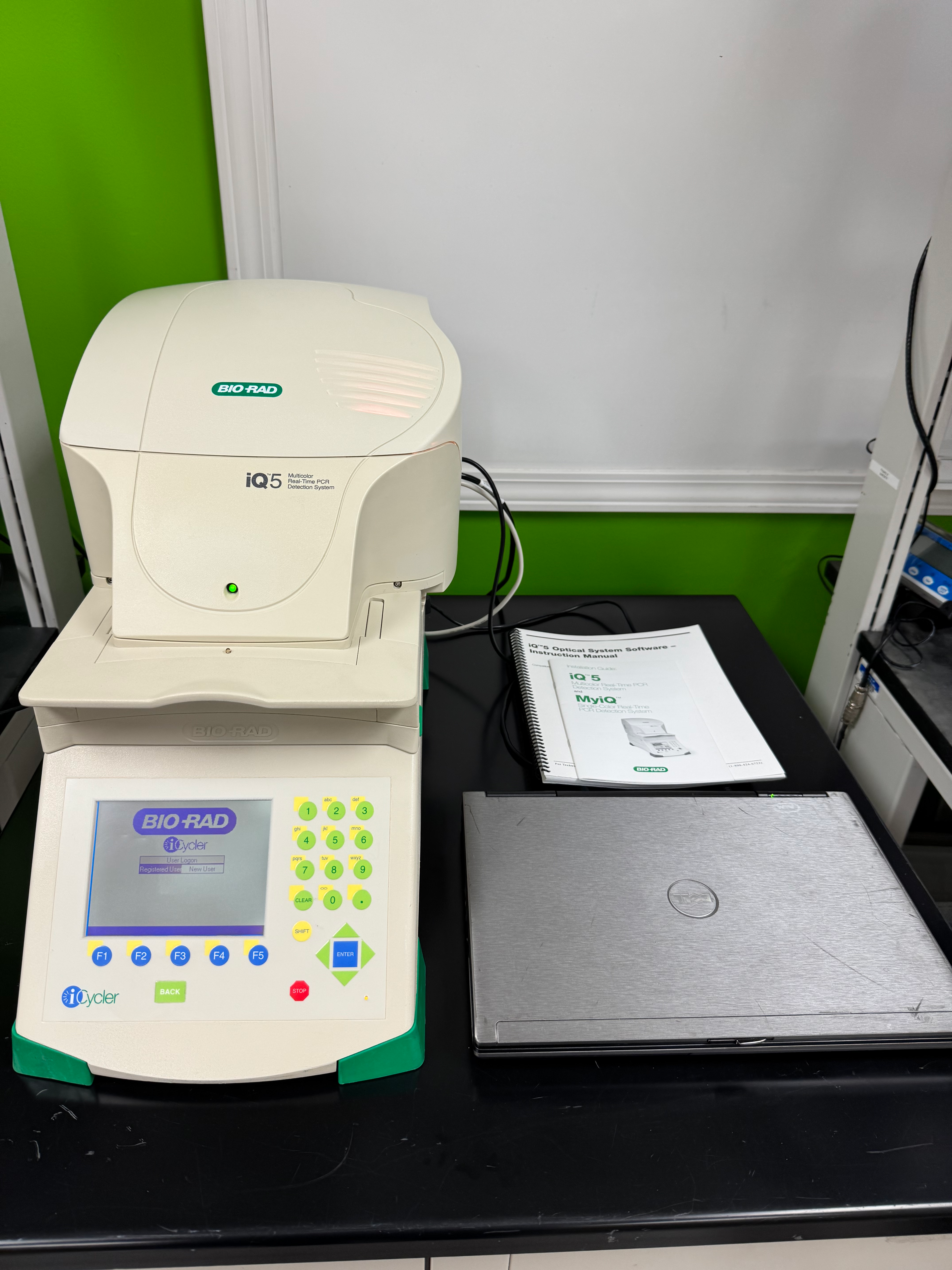 Bio-Rad IQ5 96 well 5 channel Real-time PCR Complete system-New Performance Service Report!